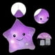 thumbnail image 5 of Muyoka Creative Glowing Star Pillow Luminous Pillow Toys Cojines de estrella de felpa suave Funciona con pilas LED Night Light Throw Pillows Juguetes para cuarto de niños Dormitorio Sala de estar Muyoka Hogar, 5 of 6