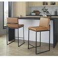 thumbnail image 3 of LumiSource Fuji High Back 26" Fixed-Height Barstool - Set of 2, 3 of 6