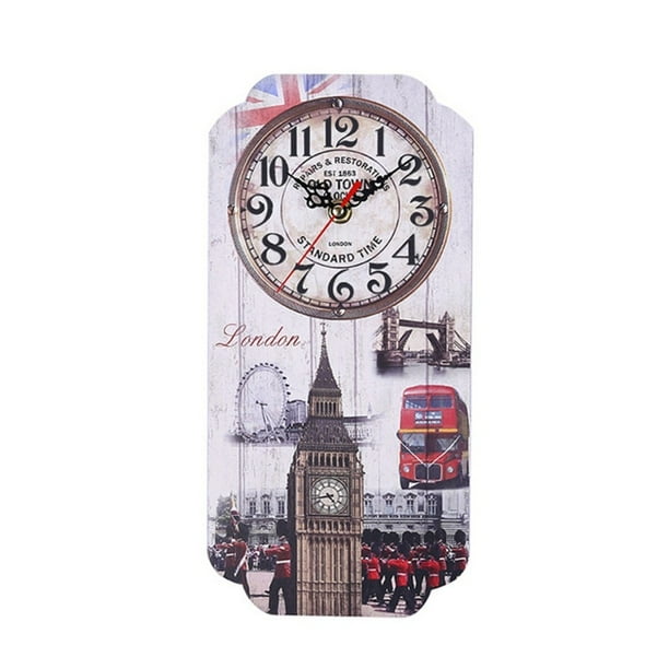European Retro Square Wall Clock Large Silent Digital Rectangle Modern Design Printed Clocks For Home Bar Com - Large Rectangle Wall Clock European Retro Square Wall Clock Large Silent Digital Rectangle Modern Design Printed Clocks For Home Bar Com - Large Rectangle Wall Clock