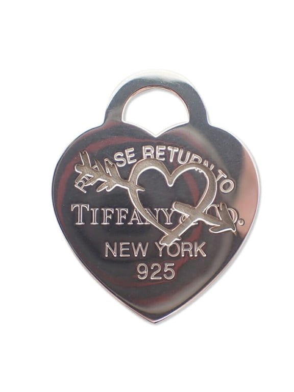 Pre-Owned TIFFANY & Co. 925 Return to Tiffany Heart Arrow Pendant Top
