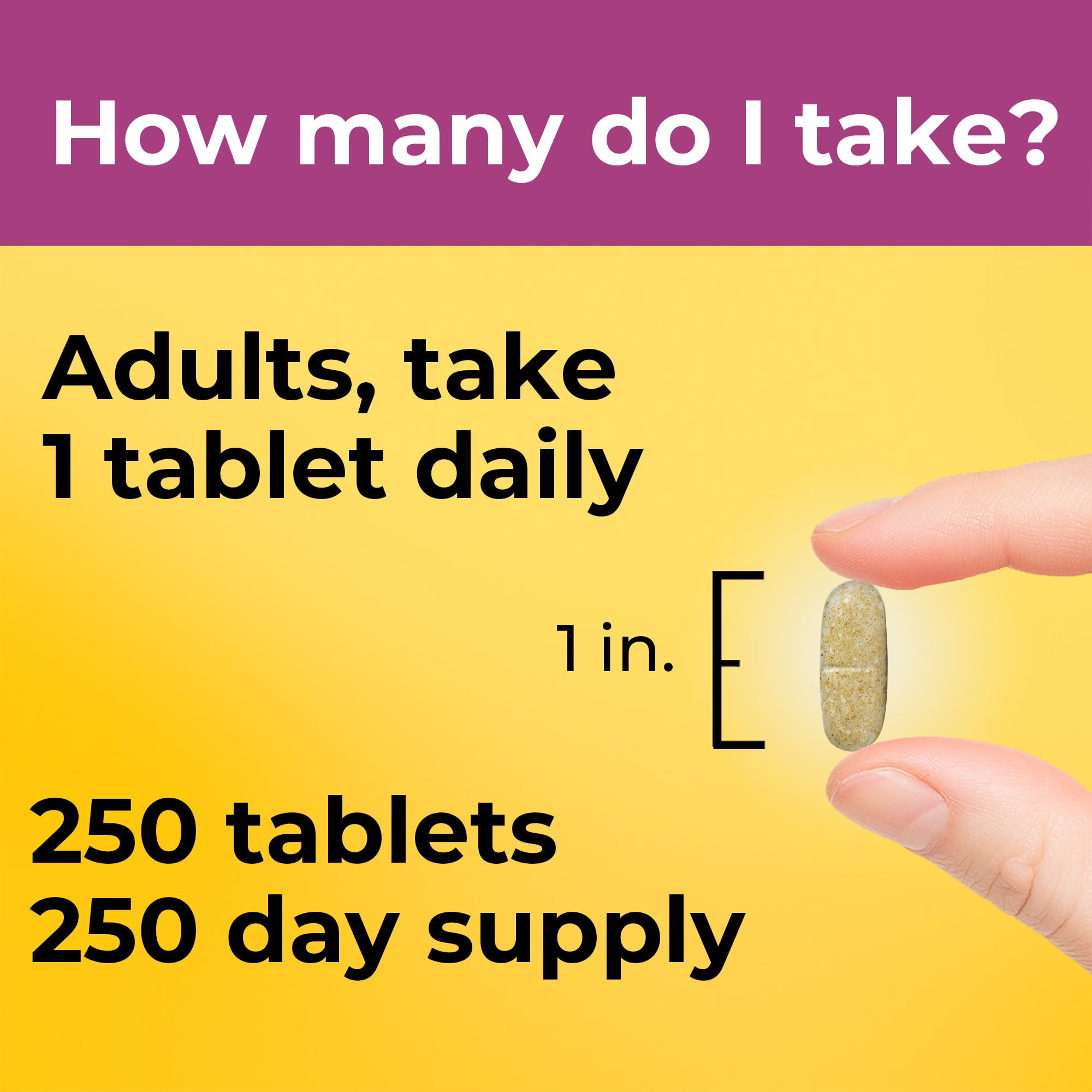 Nature Made Multi Vitamin For Women Tablets, Womens Multivitamin for Nutritional Support, 250 Ct