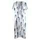 thumbnail image 4 of ICHUANYI Clearance Women's Summer Casual V-Neck Buttons Short Sleeve With Pocket Printed Dresses(White, M) ICHUANYI WER2023080913671, 4 of 4