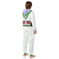 thumbnail image 3 of Disney Toy Story Adult Buzz Lightyear Hooded One Piece Costume Fleece Pajama Union Suit, 3 of 7