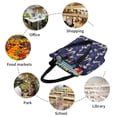 thumbnail image 5 of Bingfone Lilies Flowers Women Shoulder Tote Bags Casual Bag Ladies Shopping Handbag, 5 of 6