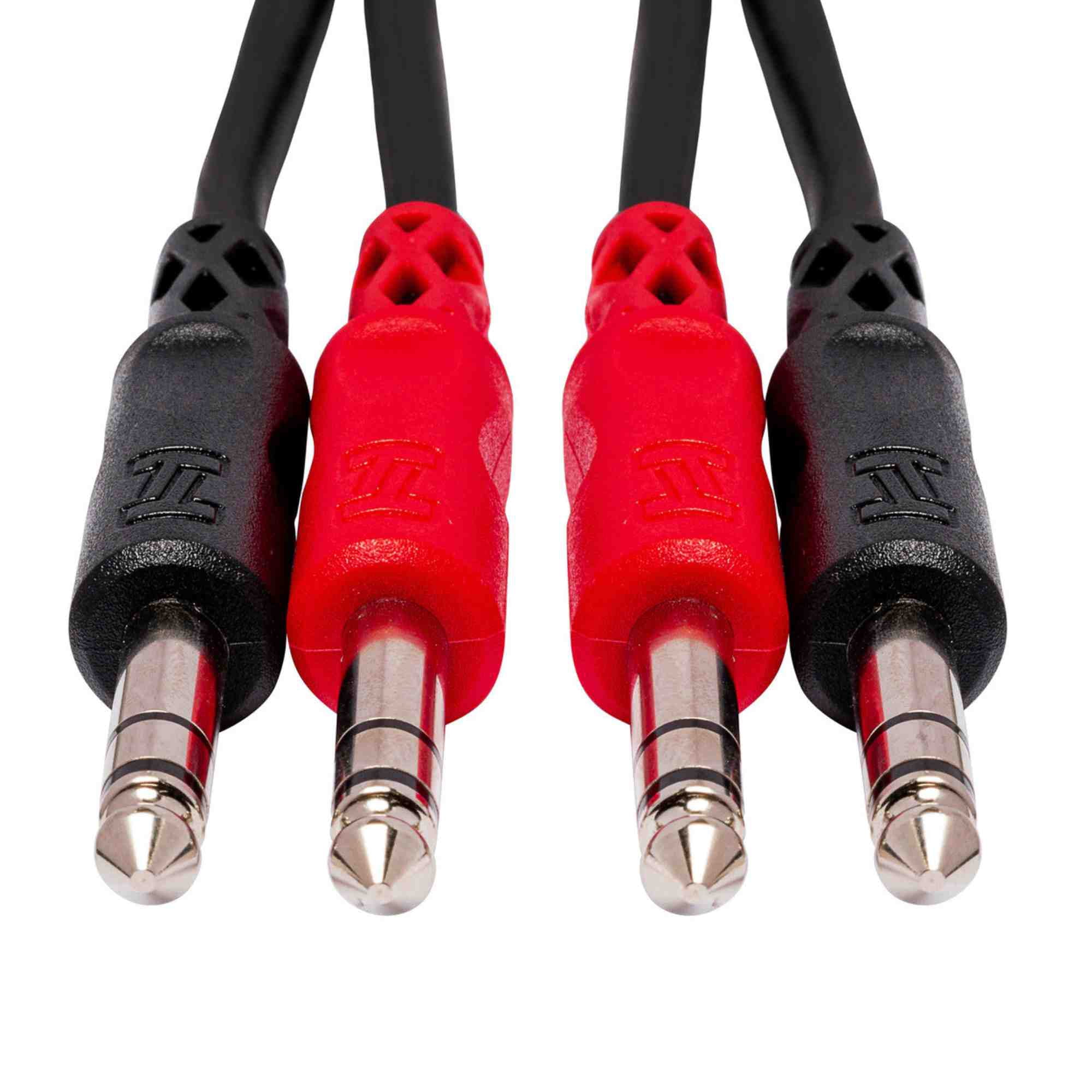 Balanced Dual 1/4in TRS Male to Balanced Dual 1/4in TRS Male Patch Cable