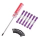 thumbnail image 1 of 6pc RC Steer Servo Pull Manillar 4,5 cm con destornillador rojo para camiones 959 A949 1/18 Púrpura, 1 of 5