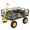 Black Frame, Yellow Handle, Yellow Hub 1200lbs, variant on Luku Heavy Duty Steel Garden Cart With 10-Inch Tires and 180-Degree Rotating Handle, Utility Wagon for ATV, Farm or Lawn