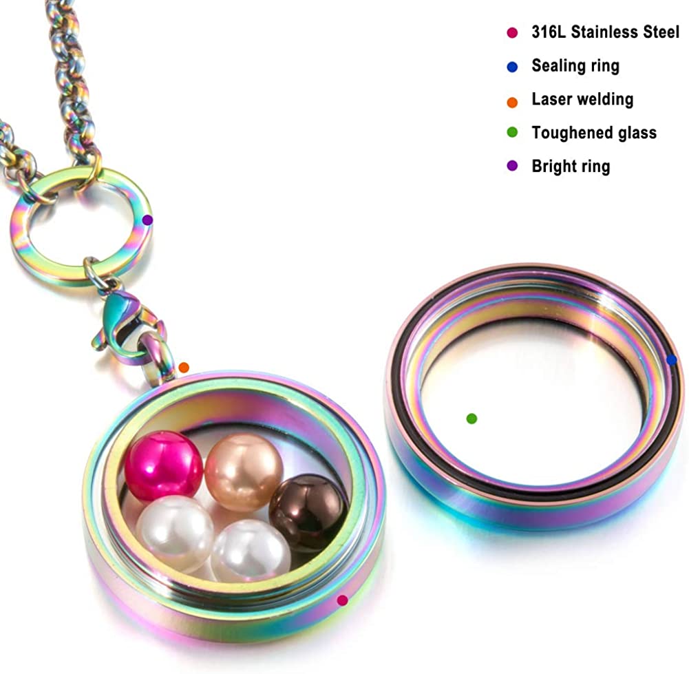 Pearl Cage Pendant Necklace - 30mm 