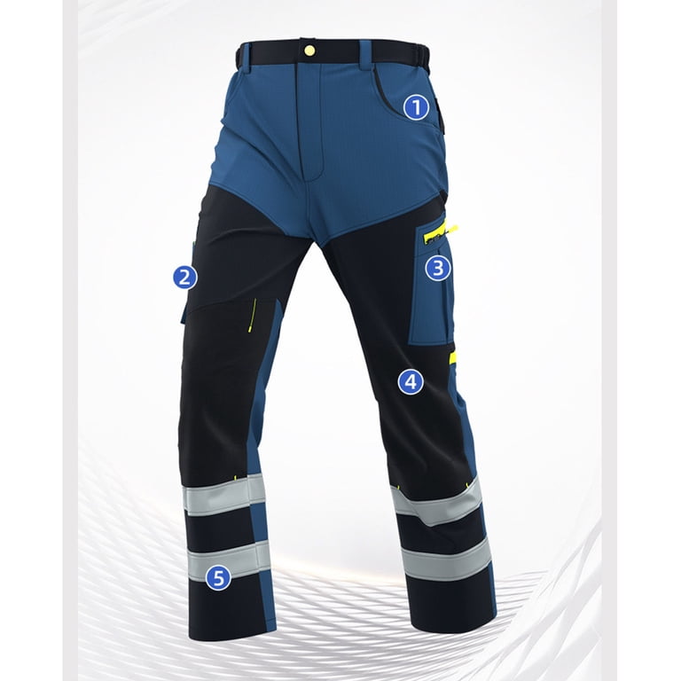 【新品未使用】18SS SAFTY WORK PANTS Stamzod Work Pants for Men Fashion Patchwork Auto Repair Labor