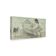thumbnail image 2 of Trademark Fine Art 'Preparing to launch, 1903' Canvas Art by Henry Scott Tuke, 2 of 3