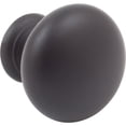 thumbnail image 3 of Stone Harbor Hardware Bi-Fold Closet Door Knob, 1-1/4 Inches, Matte Black, 3 of 5