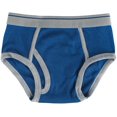 thumbnail image 2 of Calzoncillos Trimfit de algodón para niños, talla XS, azul/gris (2 a 4 años), 2 of 8