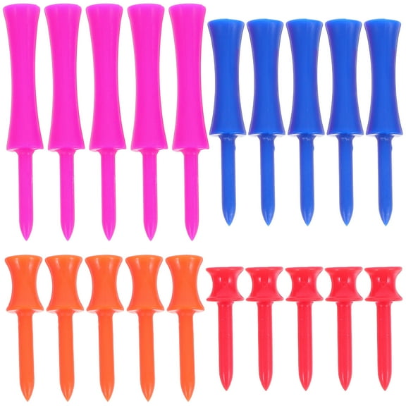 LIFKOME 40Pcs Step Golf Tees Abs Plastic For Training Accessories