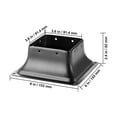 thumbnail image 5 of SKYSHALO 4Pcs 4x4 Post Base Brackets Heavy Duty for Standard Wood Post Anchor, 5 of 9