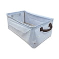 thumbnail image 3 of Caja de contenedores de tela organizadora de armario, contenedores de almacenamiento de ropa, contenedores de almacenamiento plegables para el hogar azul, 3 of 9