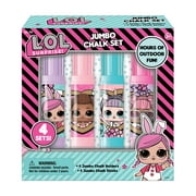 LOL Surprise! Easter Party Jumbo Chalk Set, Includes 4 Chalk Holders