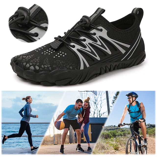 Sea Sneakers Zapatos para Vadear Descalzos Hombre Mujer Antideslizante Secado Rápido Suela Goma Aqua