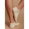 thumbnail image 3 of Latex-Free 100% Organic Cotton Ankle Socks (2 pairs /pack |Size: M | Color: Natural ), 3 of 6