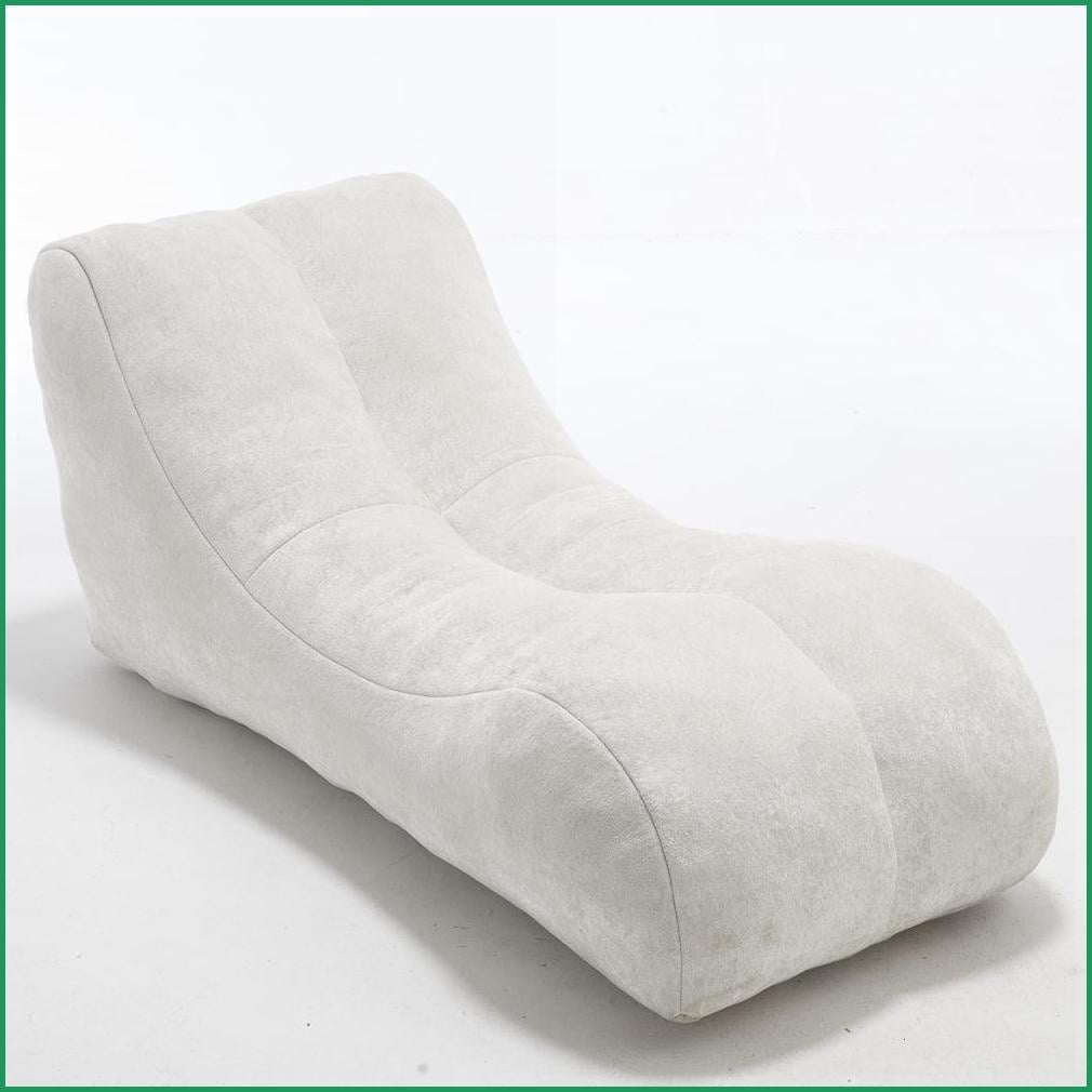 Adult Bean Bag Chair - Plush Comfort for Gaming, Reading & TV | Polyester | Curved
