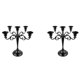 thumbnail image 1 of 2X Candelabro de Metal Negro con Candelabro de 5 Candelabros GóTicos para Decoración del Hogar Boda Fiesta, 1 of 9