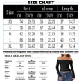 thumbnail image 3 of Women Long Sleeve Tops Off The Shoulder Shirts Fitted Going Out Y2K Crop Top Light Green XS, 3 of 3