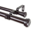 thumbnail image 2 of Rosen 1 inch Double Curtain Rod 48-84 Inch - Satin Nickel, 2 of 4