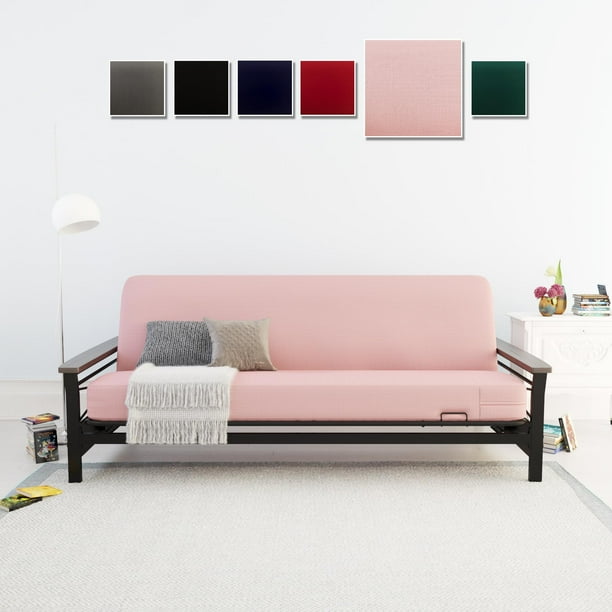 In addition to protecting your futon mattress, a futon cover is a decorative item in its own right. dhp futon mattress slipcover pink