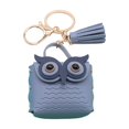 thumbnail image 2 of YYKihy Multipurpose Cute Mini Bag Keychain Leather Owl Tassel Keychain Owl Coi N Purse Keychain, 2 of 9