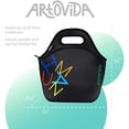 thumbnail image 3 of ARTOVIDA Artists Collective Insulated Neoprene Lunch Bag | Washable Soft Lunch Tote for School and Work, 3 of 6