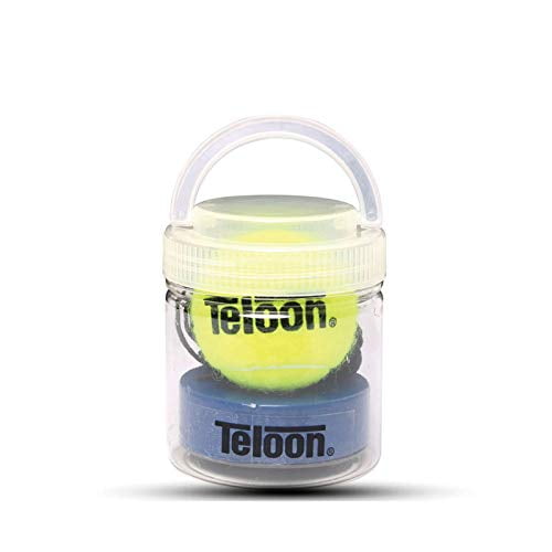 Teloon Mini Portable Iron Base Tennis Trainer for Single Player Exercise Rebound Sparring Device Tennis Training Tool 