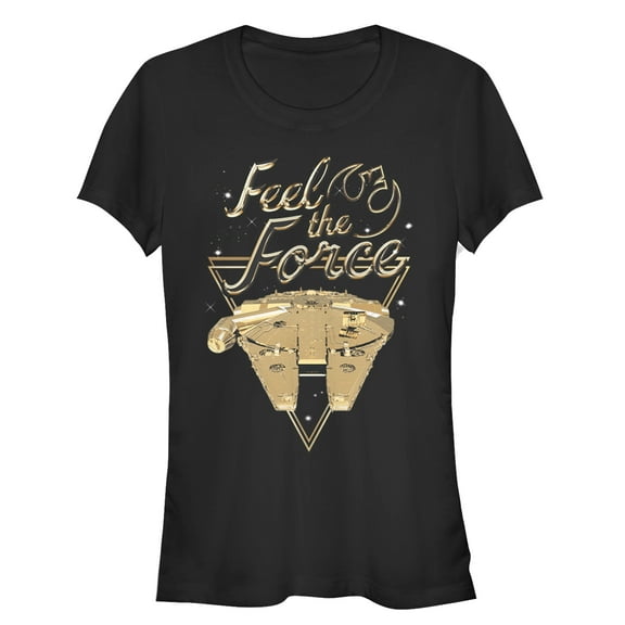 Junior's Star Wars The Last Jedi Rule the Galaxy  Graphic Tee Black Medium