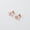 Rose Gold, variant on 925 Sterling Silver Piercing Stud Tiny Star CZ Trauge Helix Earrings A1207-Gold