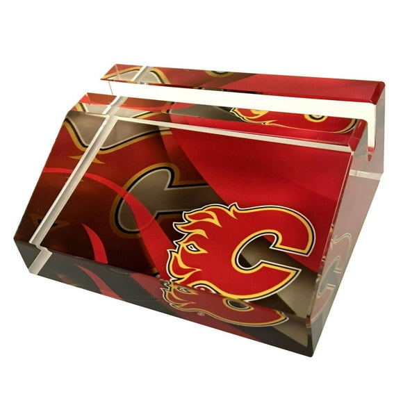 NHL Crystal Collectibles Titulaire De La Carte De Visite - Calgary Flames