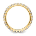 thumbnail image 4 of Auriga Fine Jewelry 14K Yellow Gold Lab Grown Diamond Eternity Band Size 8 for Women (Clarity : VS/SI, Color : FGH), 4 of 5