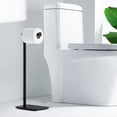 thumbnail image 4 of KES 20" H Black Toilet Paper Holder Stainless Steel Freestanding for Bathroom, 4 of 8