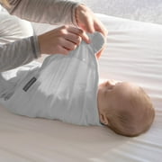 SwaddleMe by Ingenuity Original Swaddle for Baby, 100% Cotton, Improves Sleep & Calms Startle Reflex, 0-3 Months, 1.0 TOG, 2-Pack - I Heart You