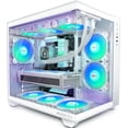 thumbnail image 1 of Funda para PC MUSETEX Y6 ATX tipo C con 6 ventiladores PWM ARGB RAD de 360 mm, 1 of 7