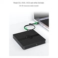 thumbnail image 3 of Unidad de DVD Externa USB 3.0 Unidades Ópticas Portátiles Lector de Reproductor de CD DVD para Computadora Portátil, 3 of 8