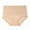 Beige-1pack, variant on 3pcs/lot Women High Waist Lace Underwear Ladies Soft Full Coverage Briefs Seamless Panties Tummy Control Panty Underpants Stretch Briefs Plus Size