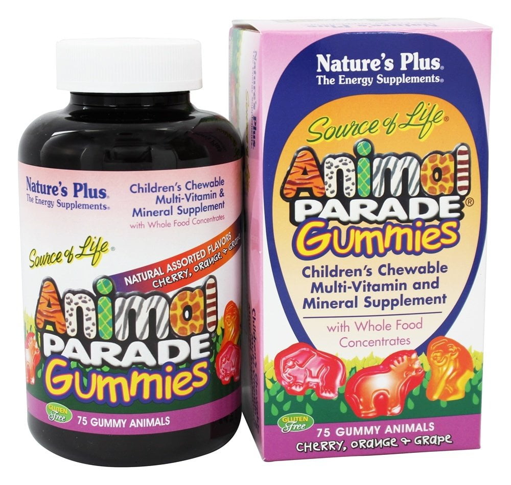 Nature's Plus - Animal Parade Gummies Assorted - 75 Gummies - Walmart