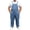Sky Blue, variant on Men's Big & Tall Bib Denim Overalls Elastic Waist Adjustable Strap Jumpsuit Casual Summer Workwear Straight Leg Pants Romper