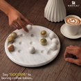 thumbnail image 4 of Juego Marble Tic Tac Toe Radicaln, blanco y verde, 25 cm, con bolas, 4 of 6