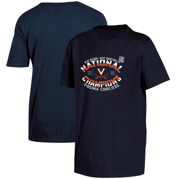 Virginia Cavaliers Youth 2019 NCAA Men's Basketball National Champions T-Shirt - Navy