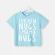 thumbnail image 5 of Camiseta de algodón para niños, camiseta de verano de manga corta con estampado creativo para niños y niñas, camiseta informal soleada de algodón para niños, 5 of 5
