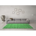thumbnail image 3 of Ahgly Company Indoor Round Abstract Emerald Green Contemporary Area Rugs, 5' Round, 3 of 4