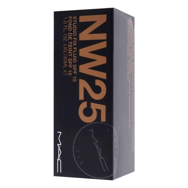 Mac Studio Fix Fluid SPF 15 NW25 Foundation 1 oz - Walmart