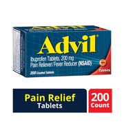 Advil Pain Reliever/Fever Reducer (Ibuprofen) 200mg Tablets 200 ct Box