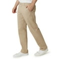 thumbnail image 3 of Chaps Men's Big and Tall Khaki Pants - Classic Straight Fit Casual Pant - Comfort Stretch Chinos with Flex Waistband for Men, 3 of 7