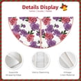 thumbnail image 3 of Rateoe Peonies Pattern Christmas Tree Skirt with Ties , Christmas Tree Decorations, Farmhouse Christmas Decor Xmas Holiday Decorations-36", 3 of 6