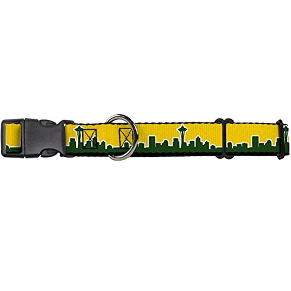 buckle-down "seattle skyline" martingale dog collar